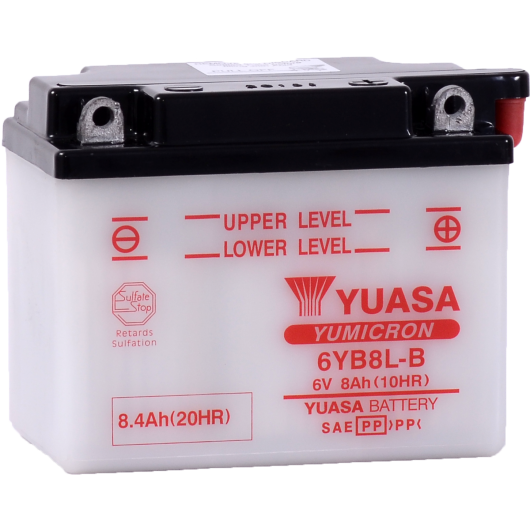 Baterie moto Yuasa 6V 8Ah (6YB8L-B)