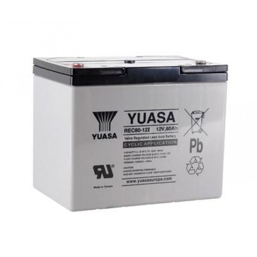 Acumulator industrial Yuasa 12V 80Ah (REC80-12I)