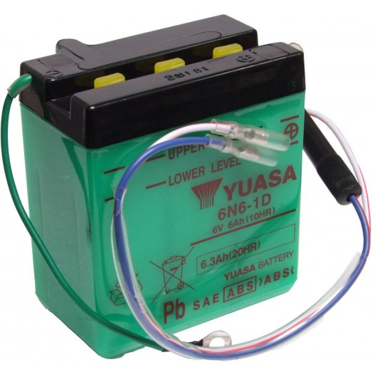 Baterie moto Yuasa 6V 6.3Ah (6N6-1D)