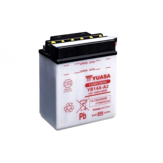 Baterie moto Yuasa YuMicron 12V 14Ah (YB14A-A2)