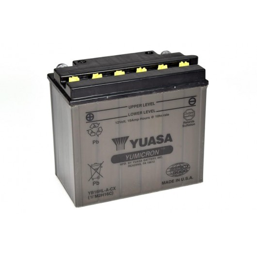 Baterie moto Yuasa YuMicron 12V 16Ah (YB16HL-A-CX)