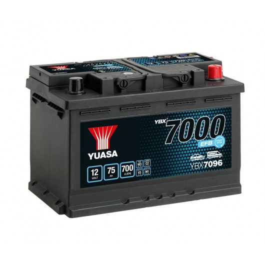 Baterie auto Yuasa 12V 75Ah (YBX7096)