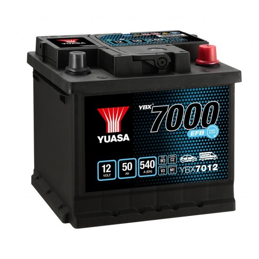 Baterie auto Yuasa 12V 50Ah (YBX7012)