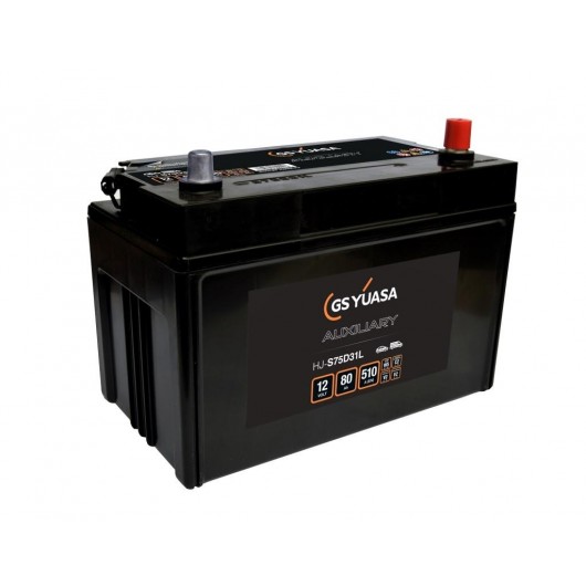 Baterie auto Yuasa 12V 80Ah (HJ-S75D31L)
