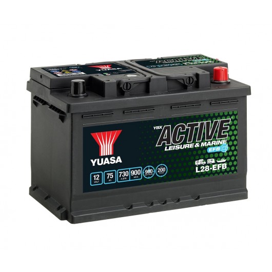 Baterie auto Yuasa 12V 75Ah (L28-EFB)