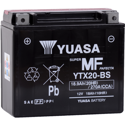 Baterie moto Yuasa AGM 12V 18Ah (YTX20-BS)